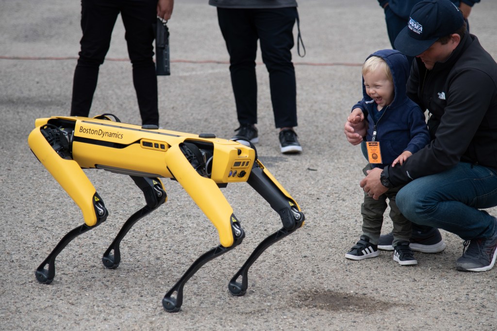 Navy researchers test robot dogs for ship maintenance