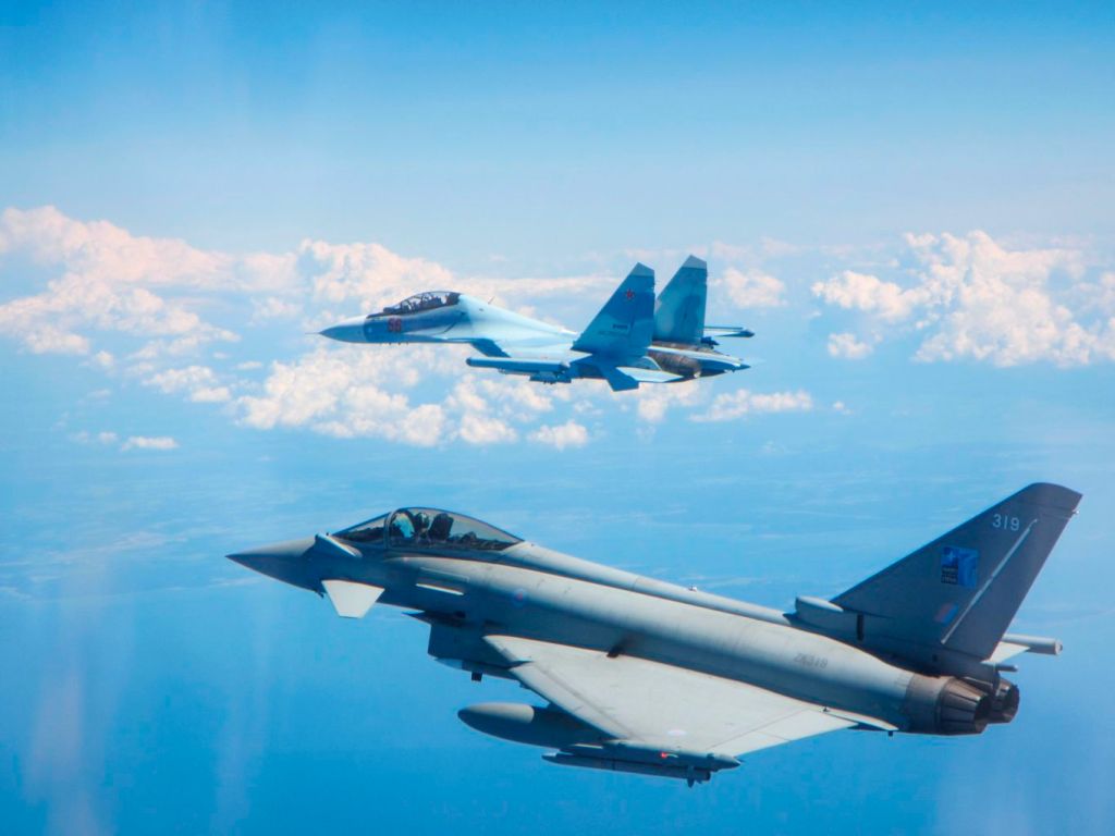 British Air Force charts a rise in Russian activity around Baltic states