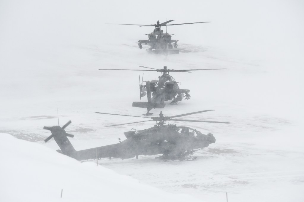 Three dead after two Apache helicopters collide in Alaska