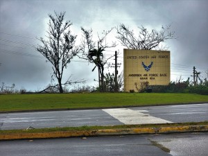 Military helps Guam after typhoon; Air Force and Navy pause PCS moves