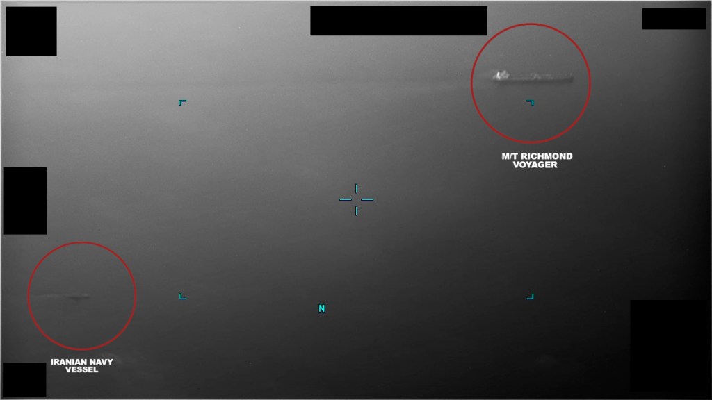 Navy: Iran tried to seize 2 oil tankers in Gulf, fired shots at one