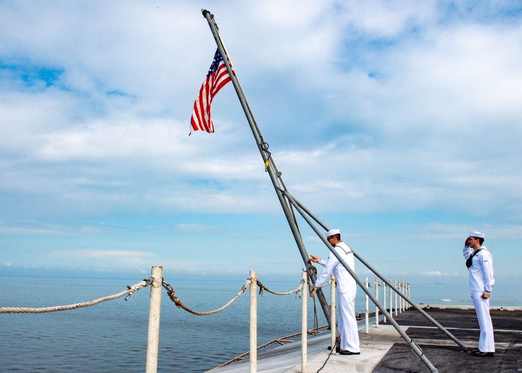 USS Ronald Reagan pulls into the Philippines amidst tension with China