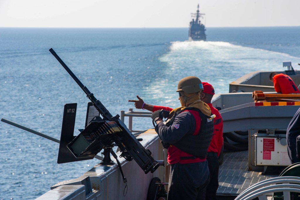 Iranian drone ‘took unsafe action’ near carrier Dwight D. Eisenhower