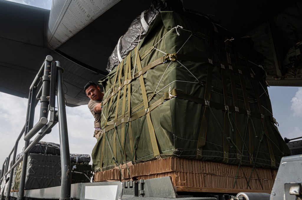 US Air Force resumes humanitarian aid drops into Gaza