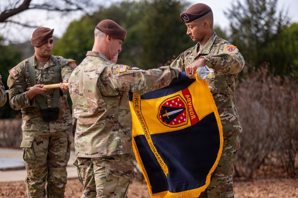Army inactivates Security Force Assistance Command