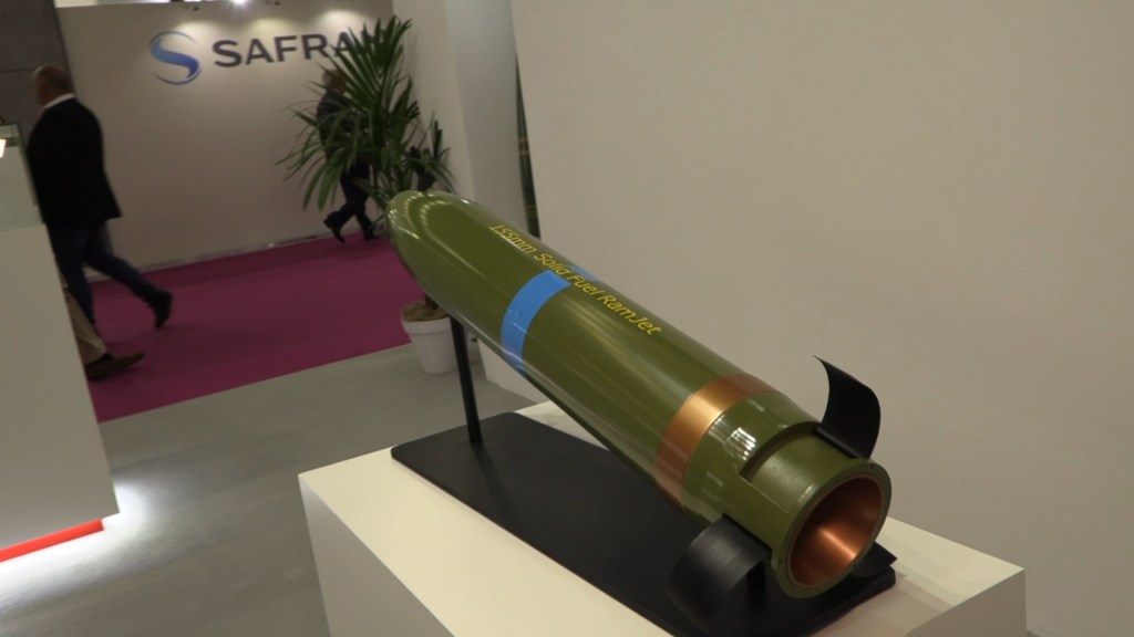 A ramjet-powered artillery shell?