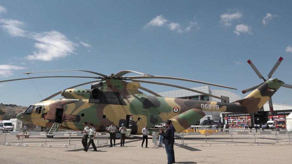 Jordan’s surprising use of the world’s largest helicopter