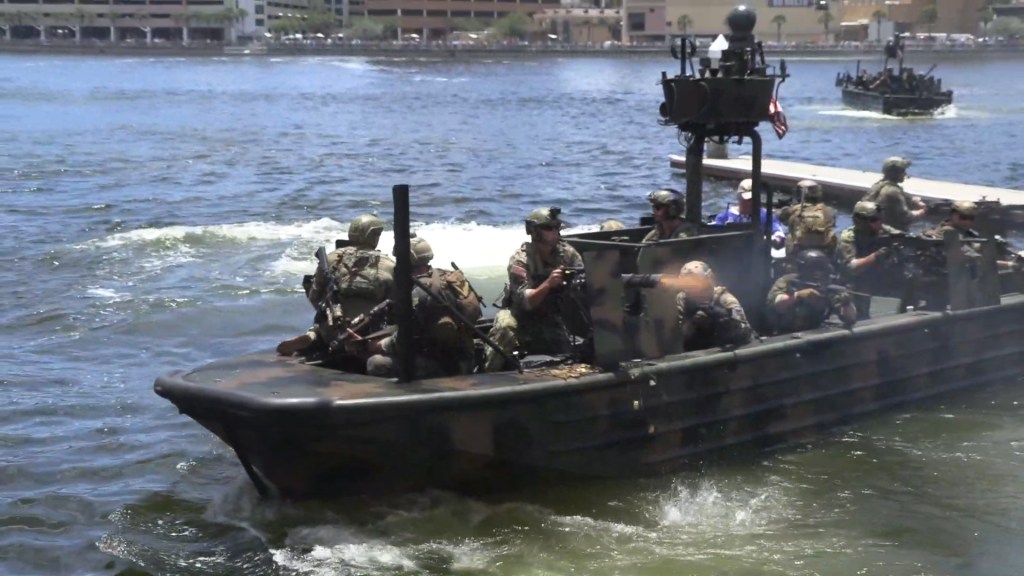 Special ops forces show off in hostage demo