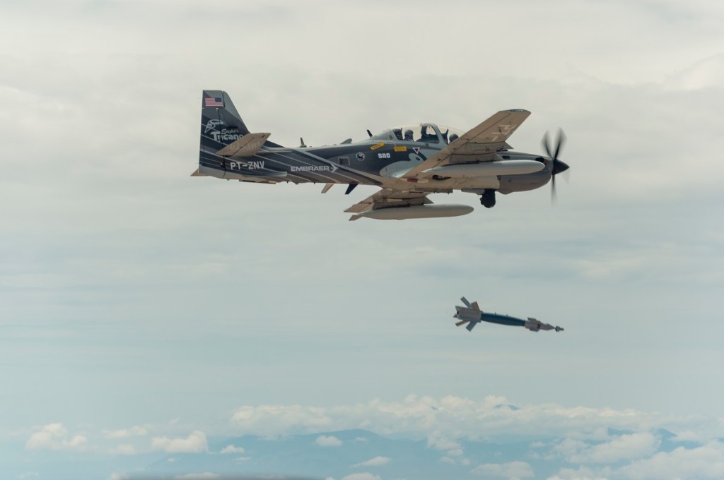 Navy A-29 pilot in Air Force’s light-attack experiment died attempting sharp, low-speed turn