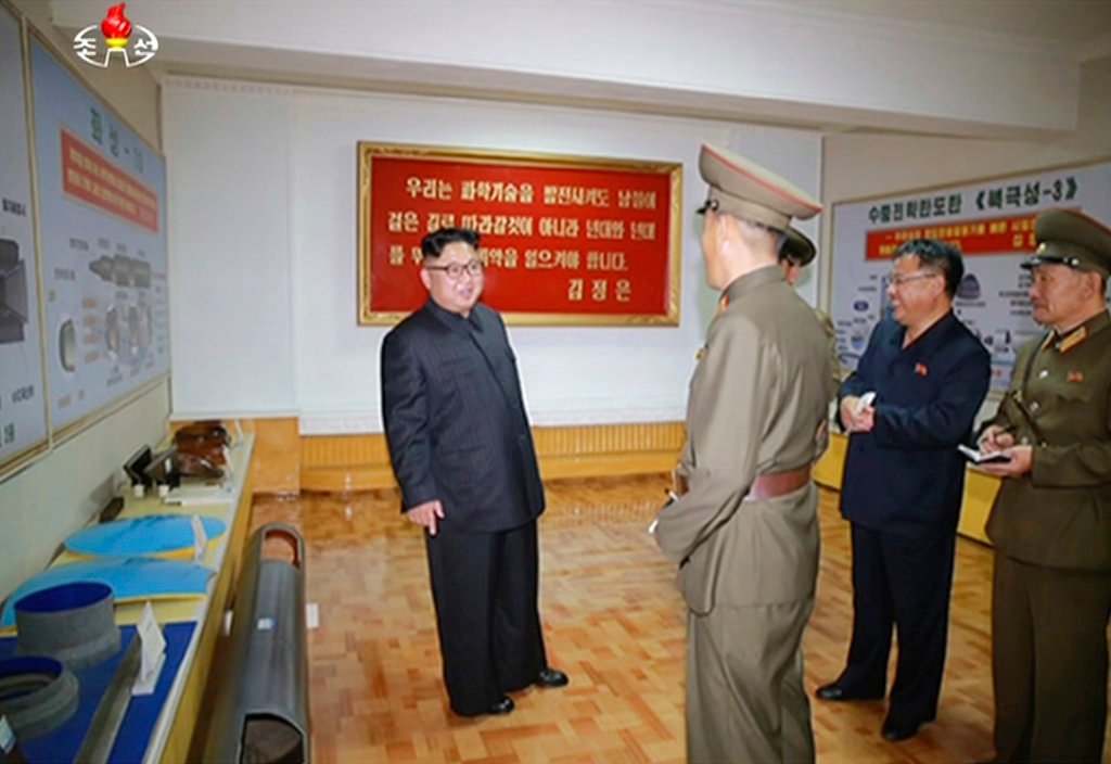North Korea photos suggest new solid-fuel missile designs