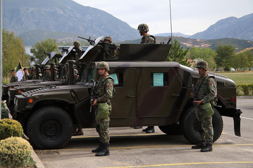 Albania gets US military Humvees to bolster its army