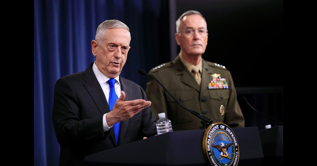 In new book, Mattis takes shots at the president (but not that one)