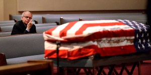 Man achieves goal to bury the father he never knew, a World War II veteran, with military honors