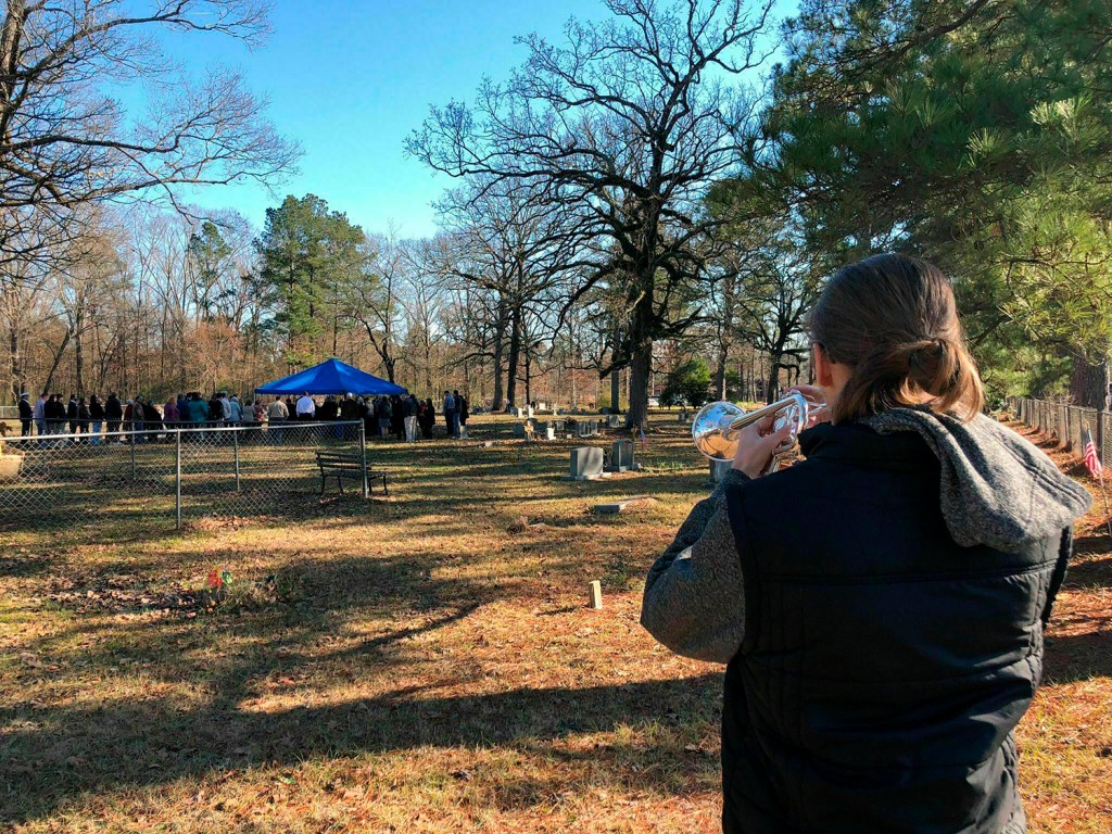 University trumpeters among volunteers playing ‘Taps’ for veterans’ funerals