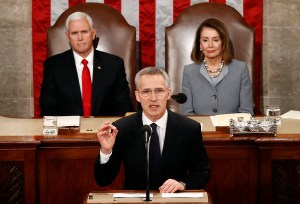 NATO chief faces alliance’s fractures and foes in address to Congress