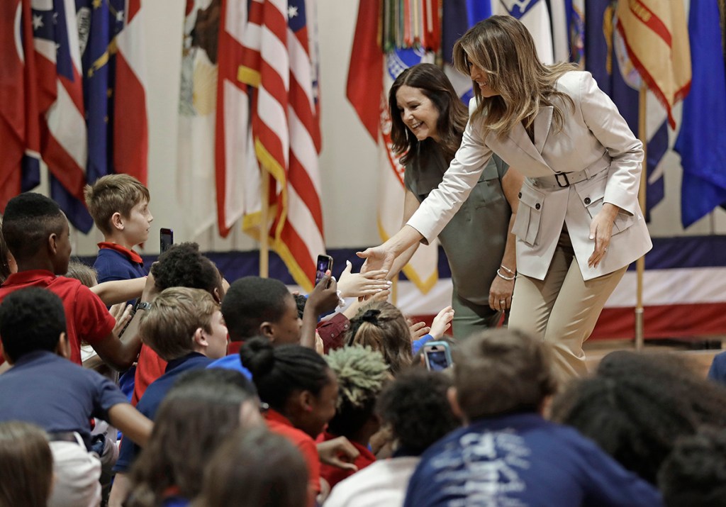 Melania Trump, Karen Pence say they’re ready to reprise their roles in Fort Bragg visit
