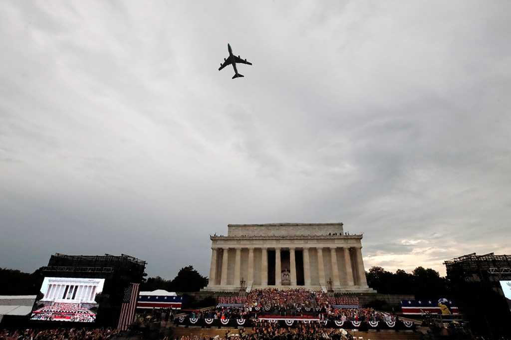 Rough total for Trump’s July Fourth extravaganza: $5.4 million