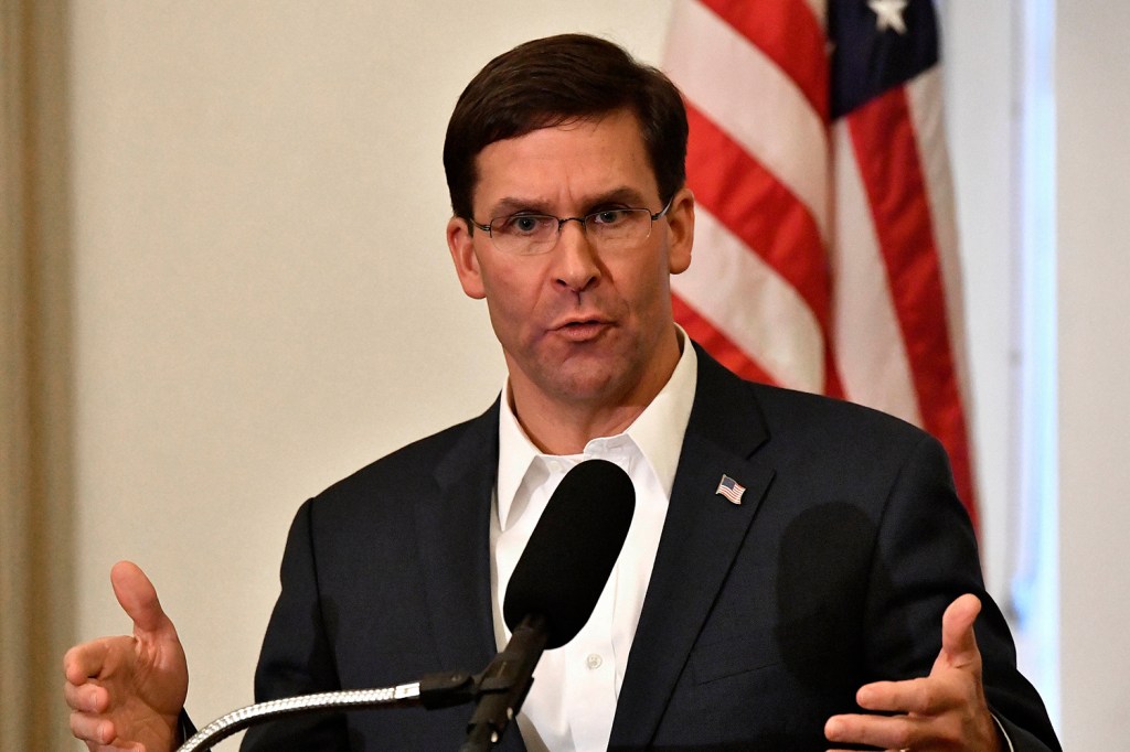Esper chided in Trump impeachment report for failing to provide documents
