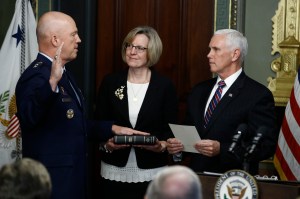 The Space Force gets its first member, and Trump gets his first briefing on the new service