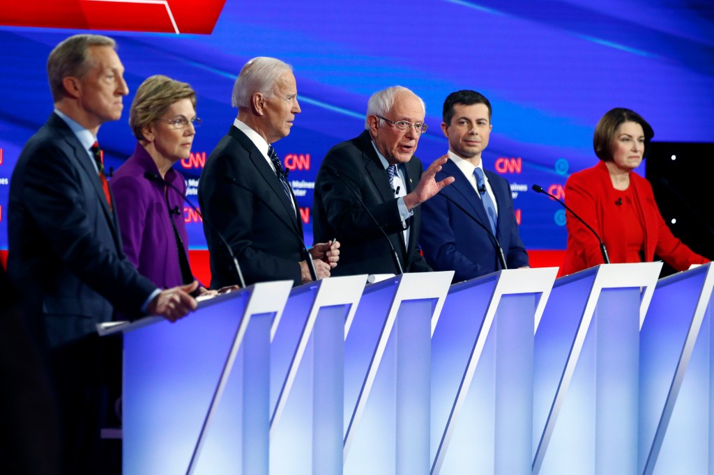 Amid Iran tensions, Democratic hopefuls joust over military plans