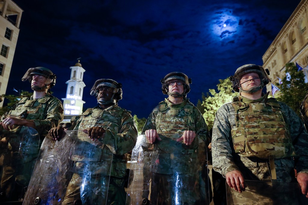 This is why guardsmen on protest duty were kicked out of a DC hotel