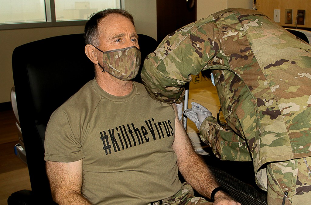 COVID-19 vaccinations begin for US troops in South Korea