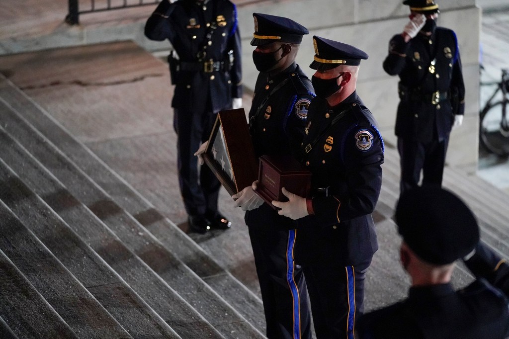 Slain Capitol Police officer, a military veteran, honored: ‘We will never forget’