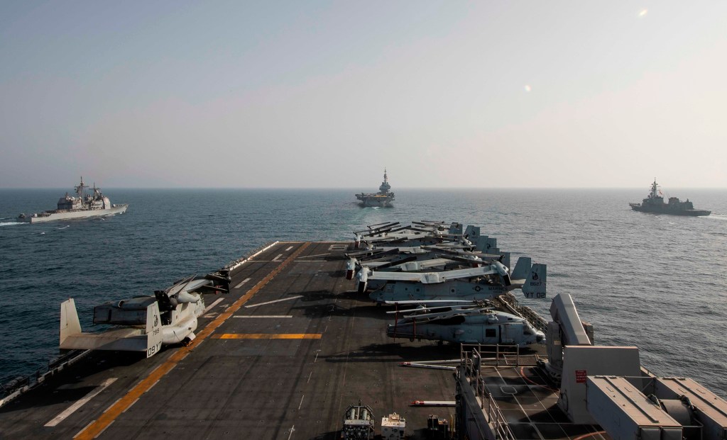 US, Belgium, France and Japan hold Mideast naval exercise