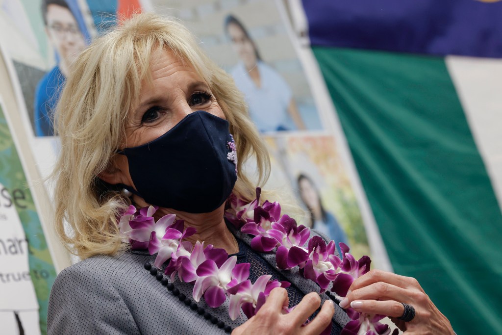 Jill Biden thanks military spouses in Colorado for service
