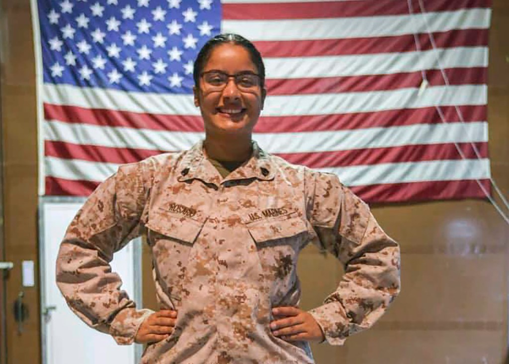 This Marine was nearing college graduation when she died in Kabul. Her sister walked for her instead.