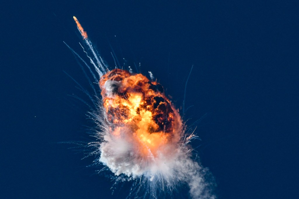 Rocket ‘terminated’ in fiery explosion over Pacific Ocean