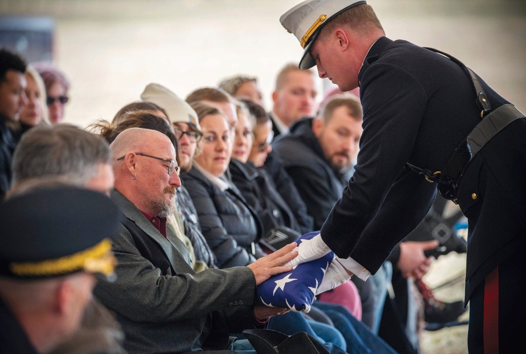 A Wyoming farewell for Marine killed in Afghanistan bombing