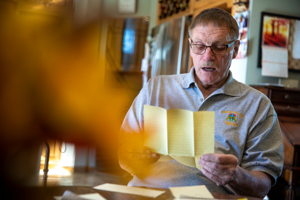 Veteran reflects on Vietnam through old letters home