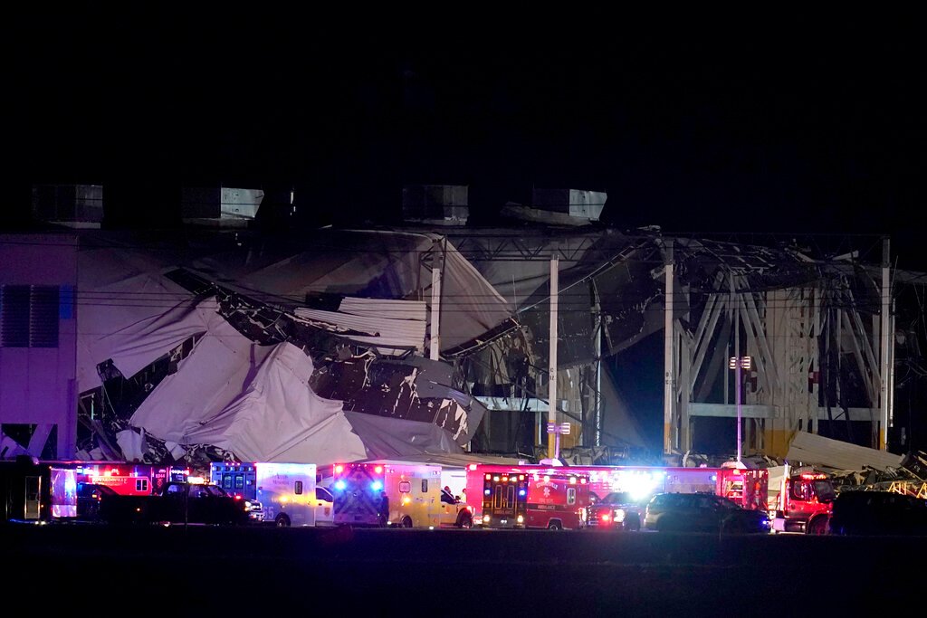 Navy, Army veterans among those killed in warehouse collapse during tornado