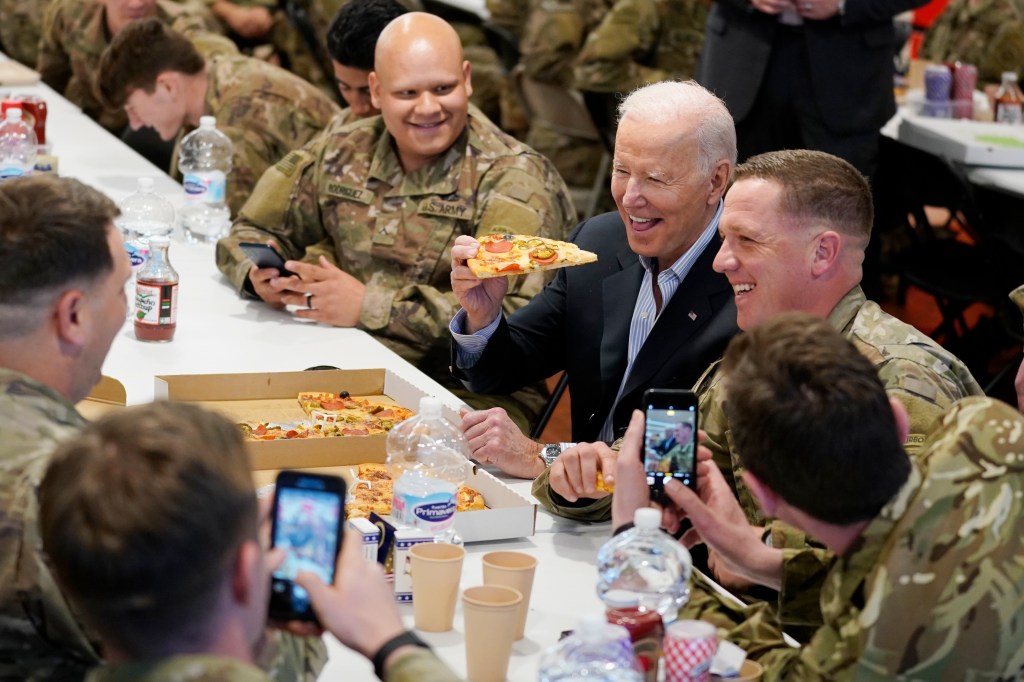 Biden in Poland to see US troops