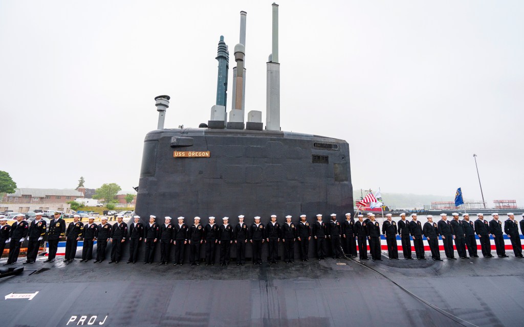 USS Oregon officially joins Navy fleet after pandemic delays