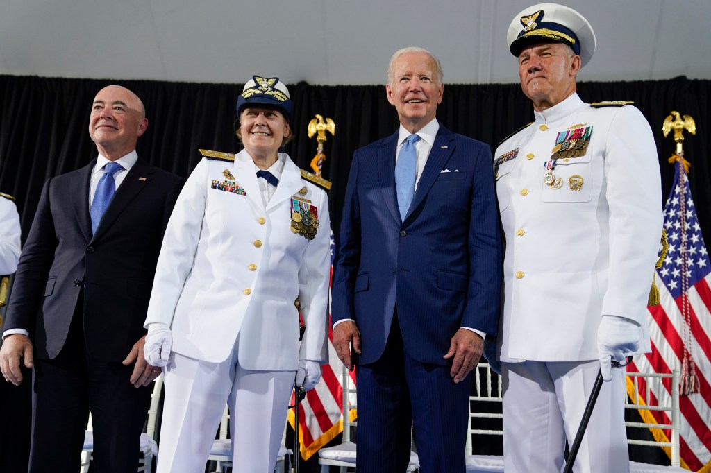 Biden says first female armed services chief is ‘about time’