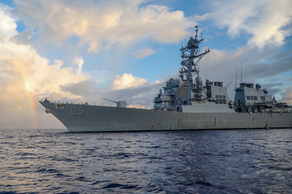 USS Benfold transits Taiwan Strait, a move China calls a provocation