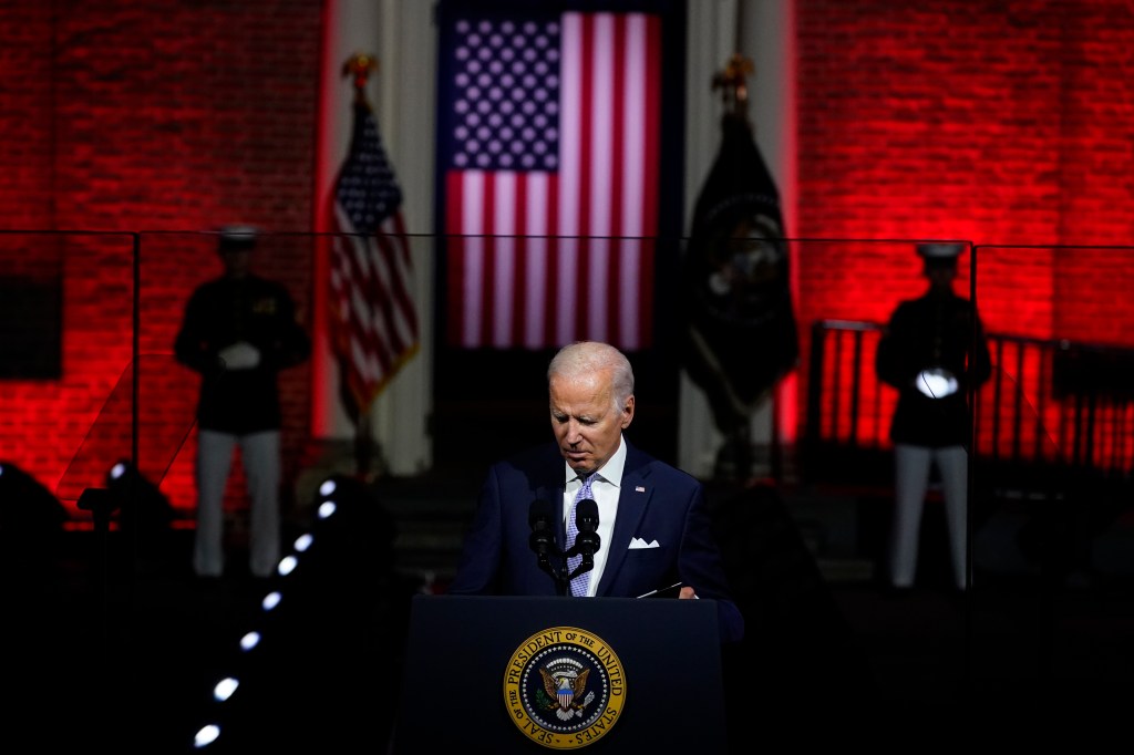 White House dismisses criticism of Marines’ presence at Biden speech