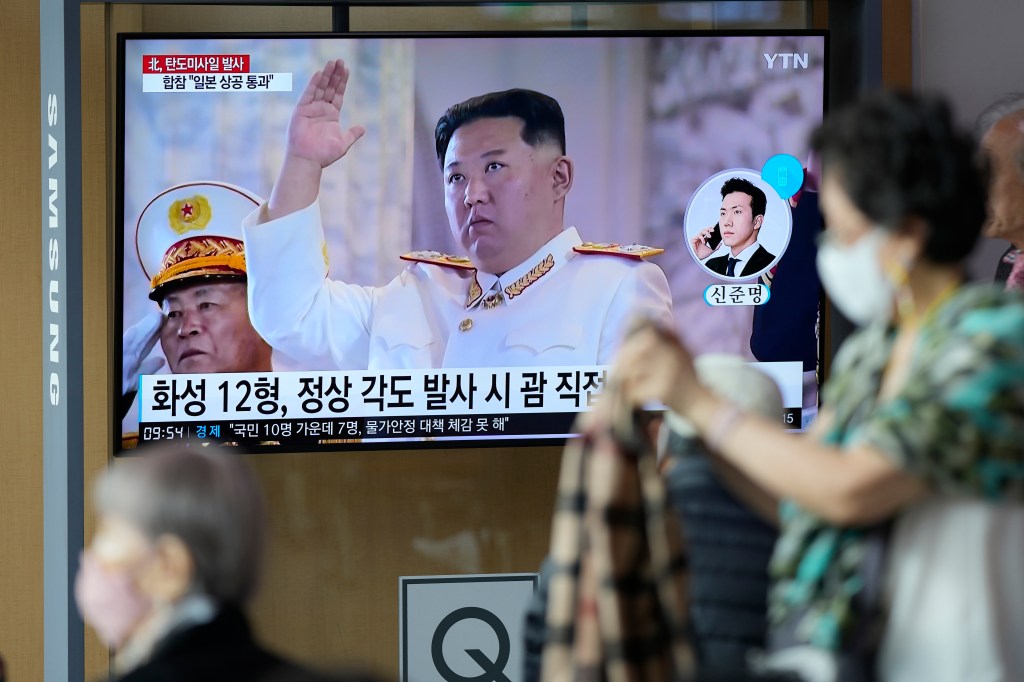 North Korea fires 2 ballistic missiles toward sea
