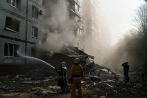 Strikes kill at least 12 in Ukraine following Crimea bridge blast