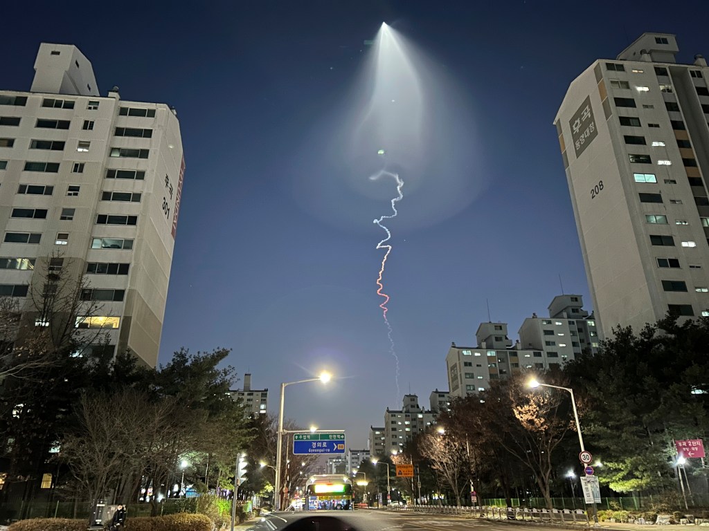 South Korea’s unannounced rocket launch causes UFO scare