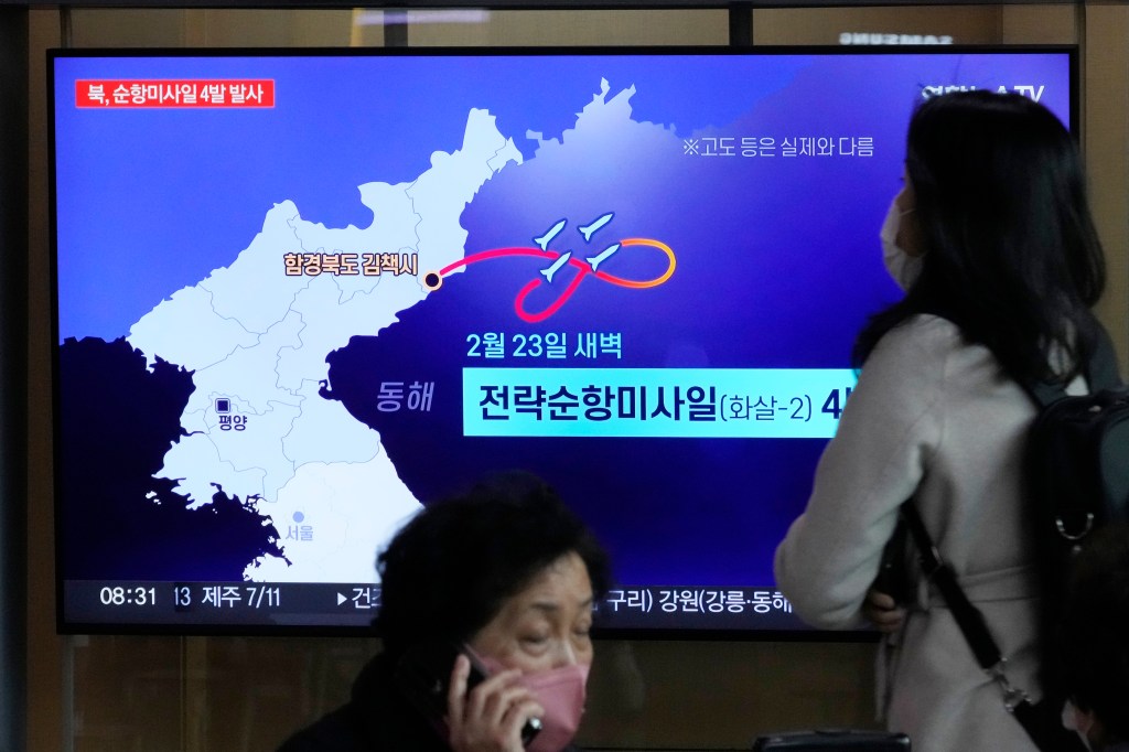 North Korea says it test-fired long-range cruise missiles