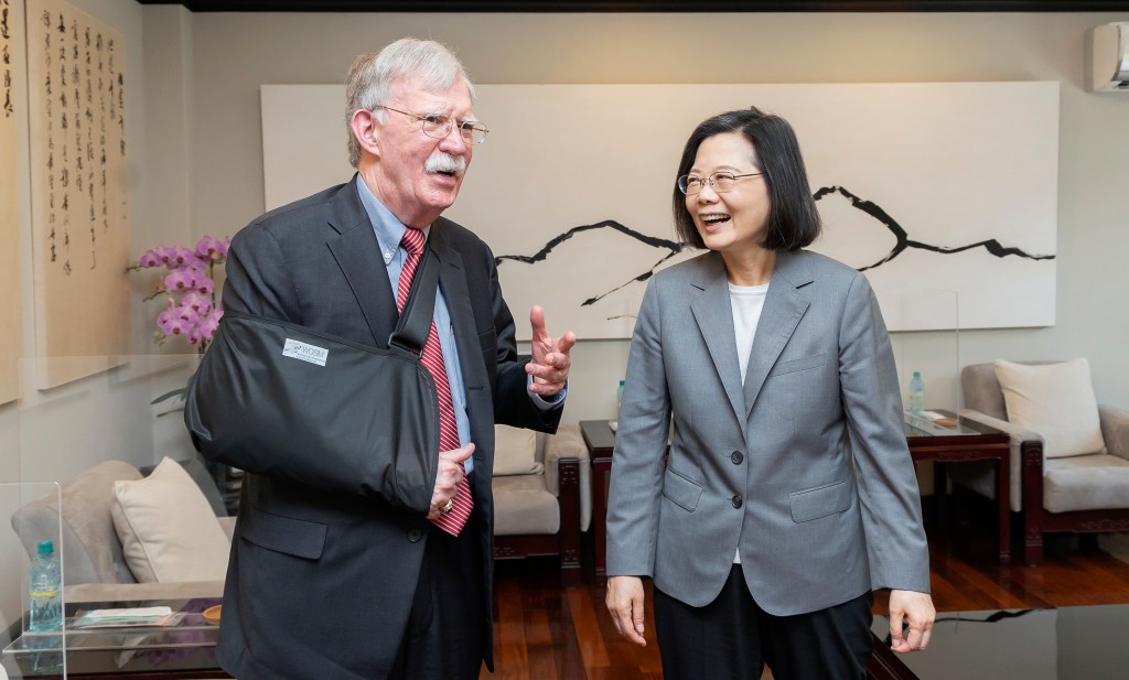 Taiwan’s president hopes to deepen US security exchanges