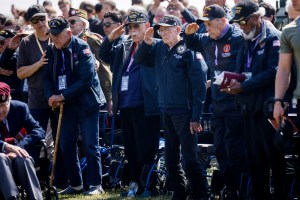 World War II veterans return to Utah Beach to mark D-Day anniversary