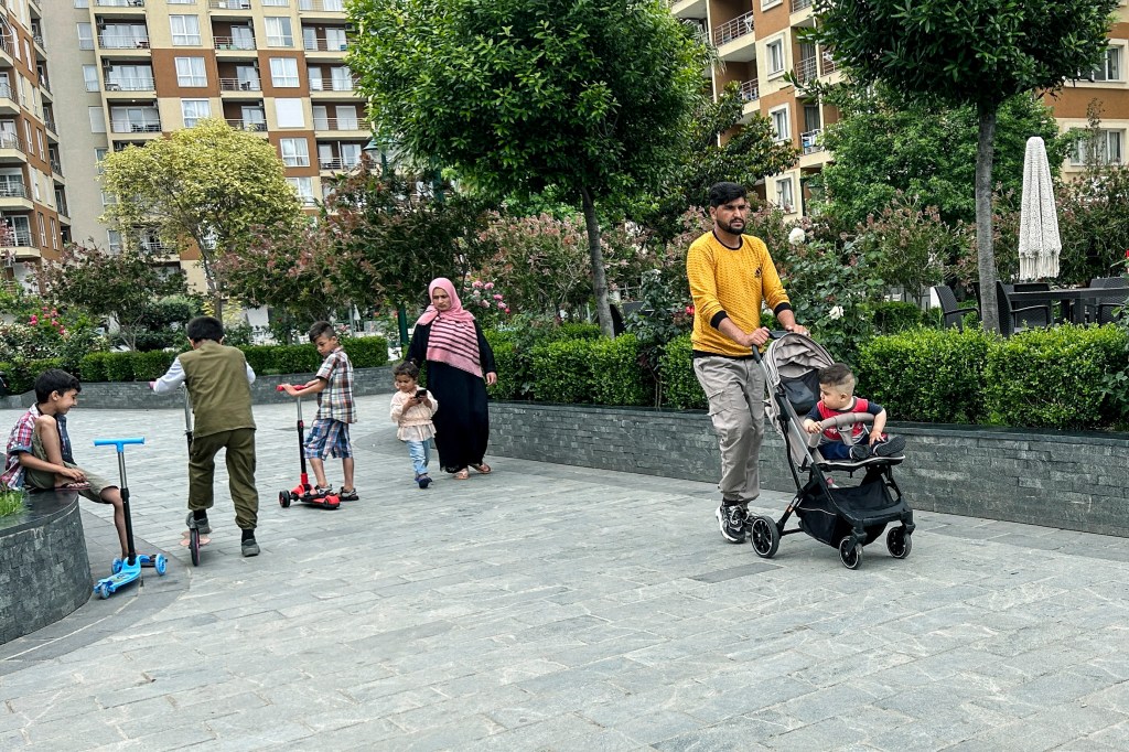 Hundreds of Afghans wait in Albania in a prolonged US visa process