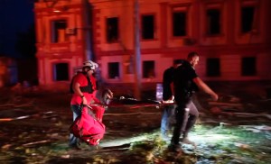 Third night of Russian retaliatory strikes aimed at Odesa
