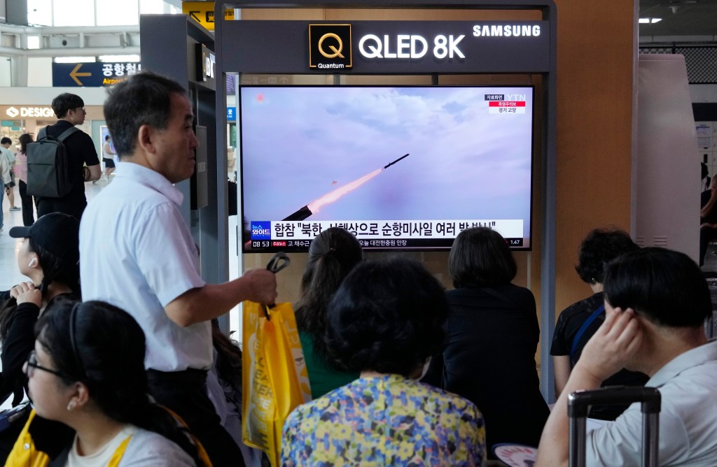 North Korea fires missiles, stays mum on US soldier who crossed border