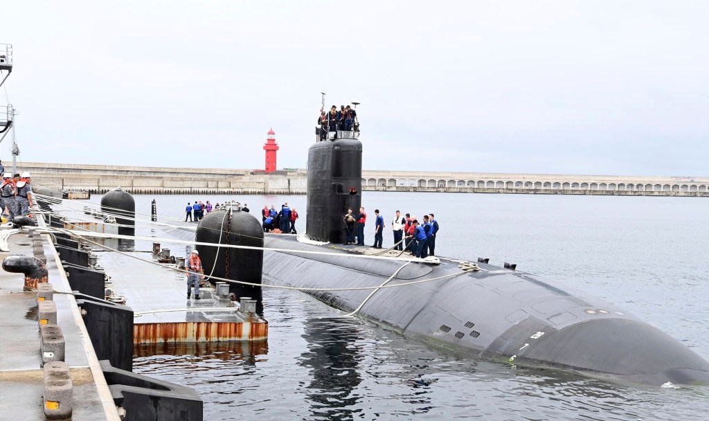 North Korea fires 2 missiles after US submarine arrives in South Korea