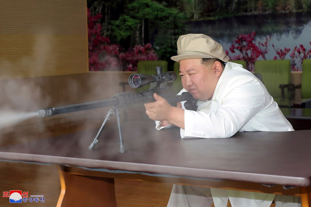 North Korean leader tours weapons factories in face of tensions